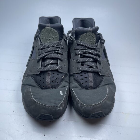 2016 Nike Air Huarache 'Anthracite' Triple Black Sneaker 318429-028 Men 9 US *** - Picture 5 of 16